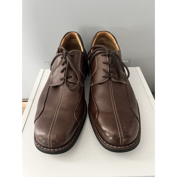 Johnston & Murphy Shuler Bicycle Men’s Brown Sheepskin Oxford Shoes Size 8.5M main image 6